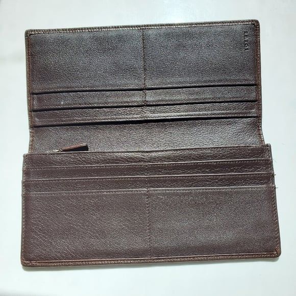 Loewe Wallet Long Slim Bifold Brown Calf Leather Soft Quiet Luxury Minimalist - Picture 11 of 12